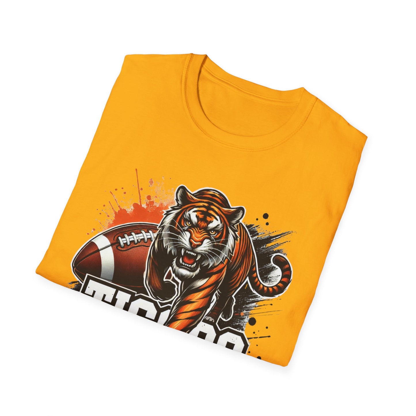 Tigers Football Unisex Softstyle T-Shirt
