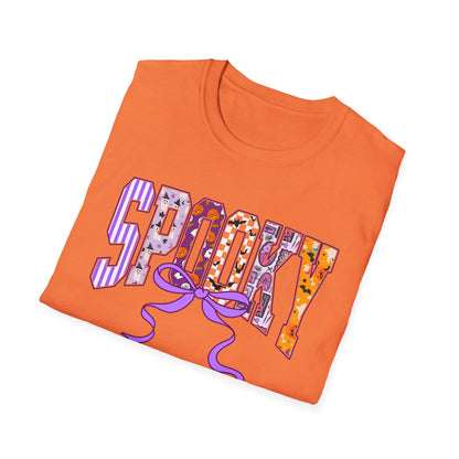 Preppy Spooky Coquette Unisex Softstyle T-Shirt