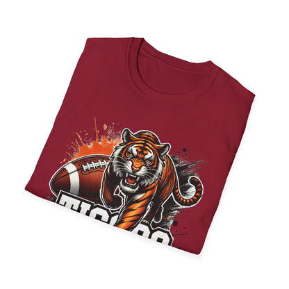 Tigers Football Unisex Softstyle T-Shirt