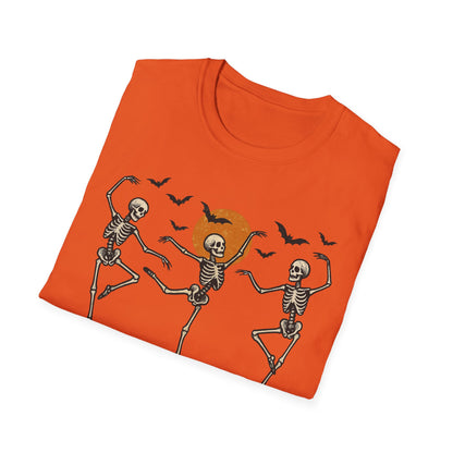 Dancing Skeletons Unisex Softstyle T-Shirt