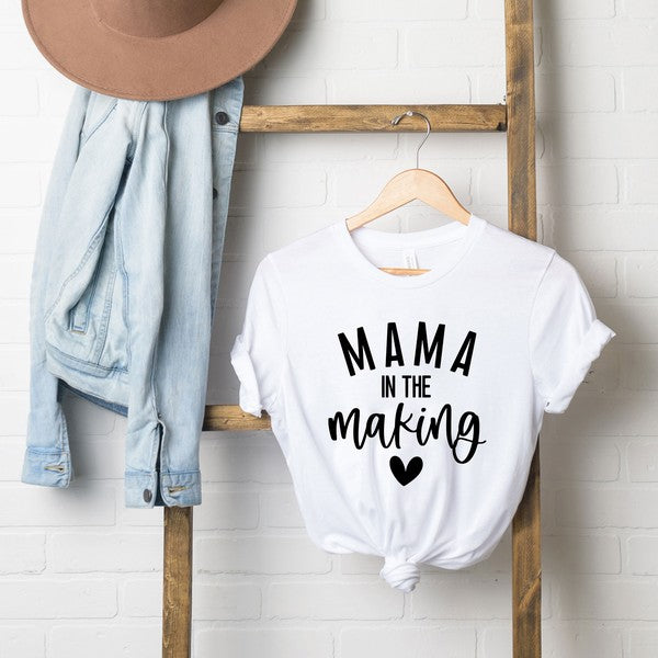 Mama In The Making Bold Short Sleeve Graphic Tee