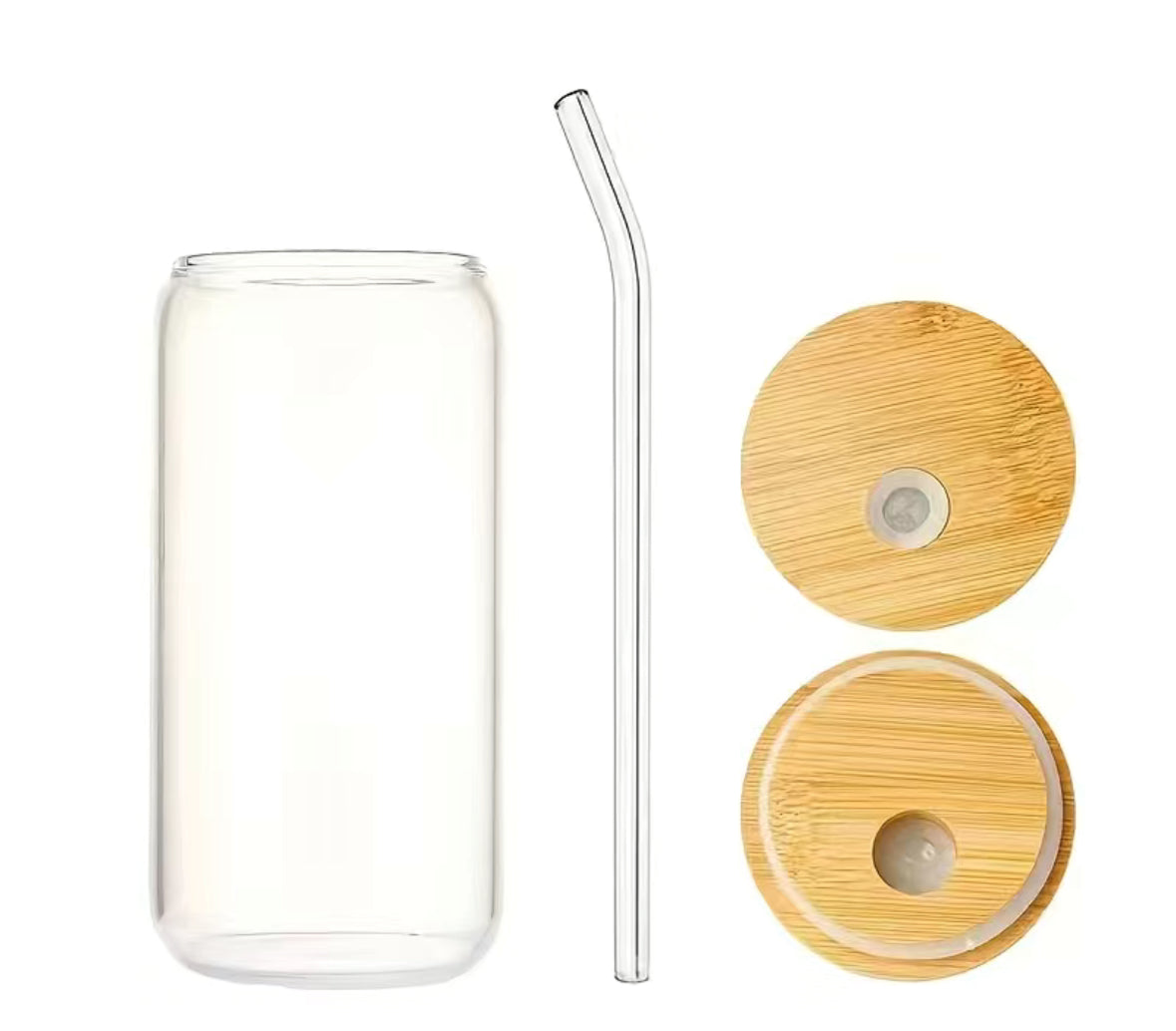 Smiley Face Drinking Glass With Lid & Straw - Southern Chic Magnolias, LLC