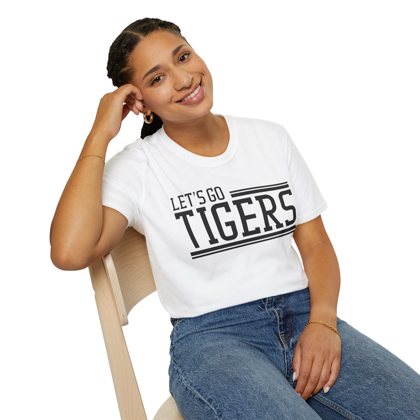 Lets Go Tigers Unisex Softstyle T-Shirt