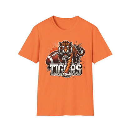 Tigers Football Unisex Softstyle T-Shirt