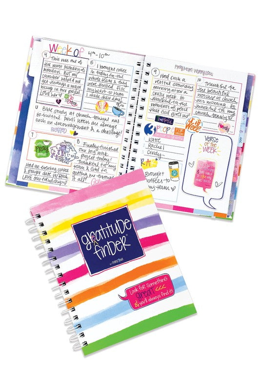 Faith-Based Gratitude Journal w Stickers 52-Week