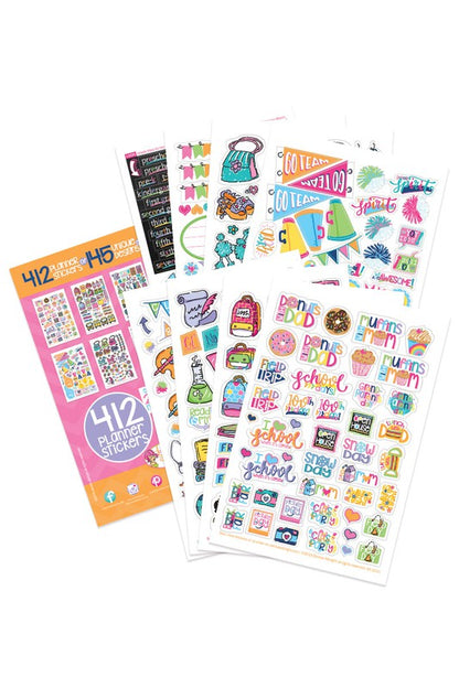 Girl Power School Sticker Set 412-Count Assorted