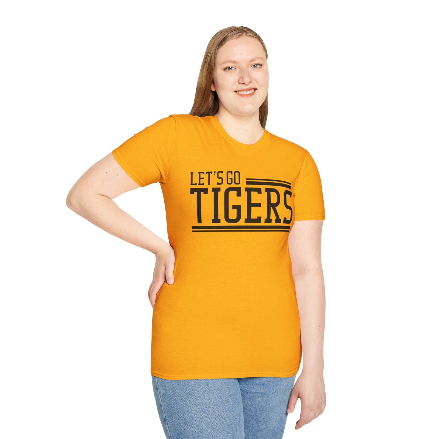 Lets Go Tigers Unisex Softstyle T-Shirt
