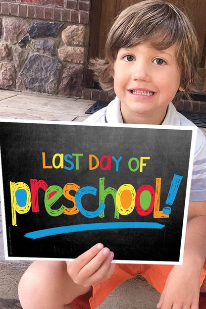 First & Last Days of School Photo Prop Signs