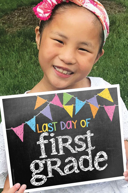 First & Last Days of School Photo Prop Signs