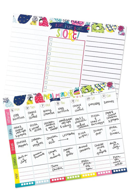 Meal Minder Menu Planner 52-Week wDry Erase Backer