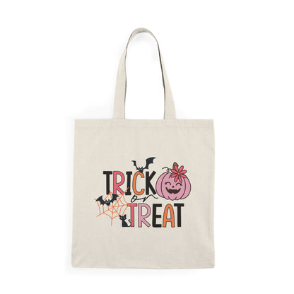 Trick or Treat Pink Pumpkin Tote Bag