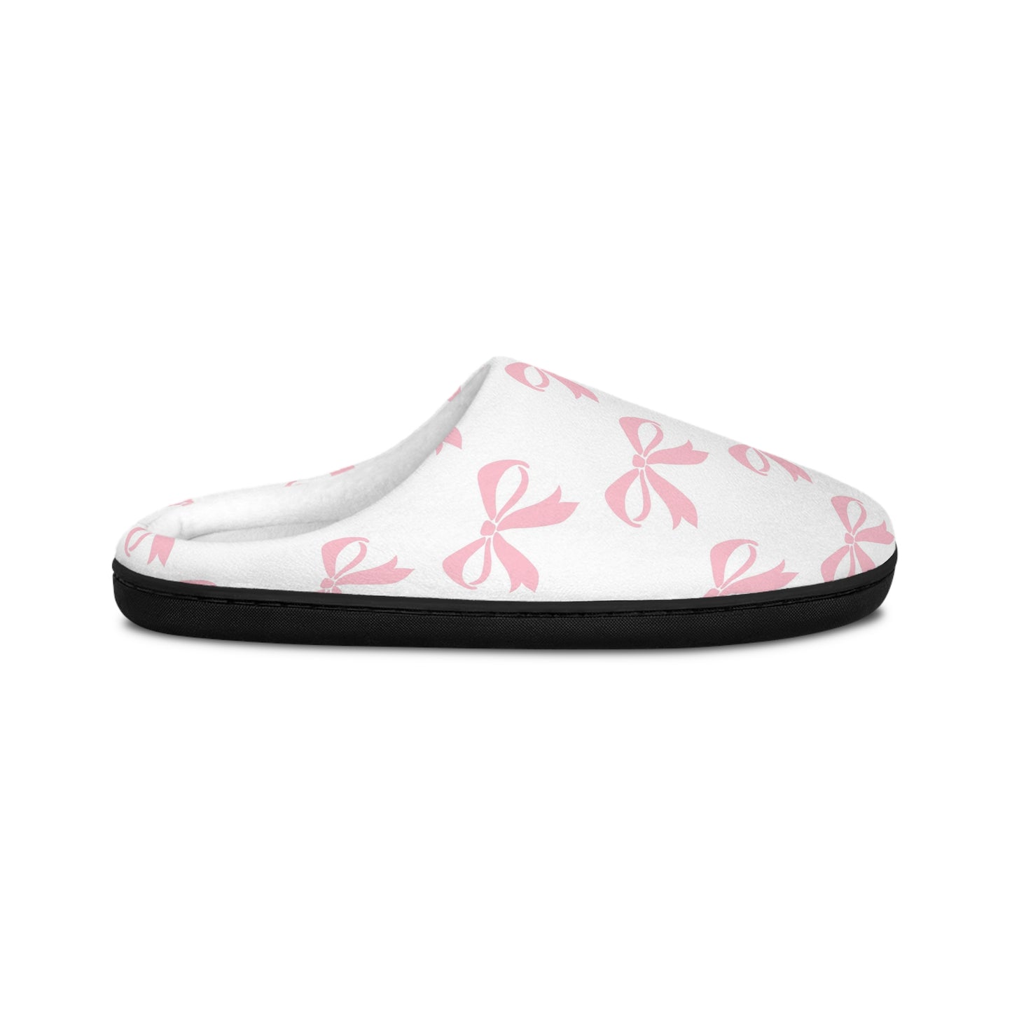 Women's Indoor Slippers Girlie Bow Pink