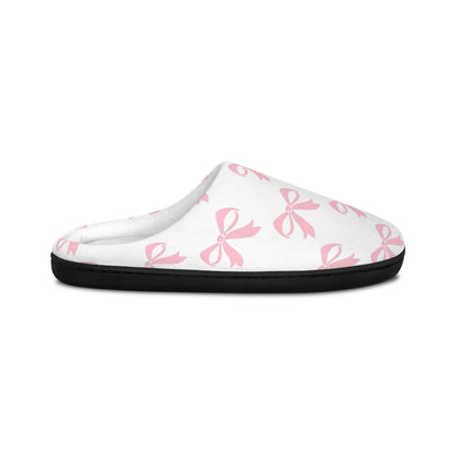 Women's Indoor Slippers Girlie Bow Pink