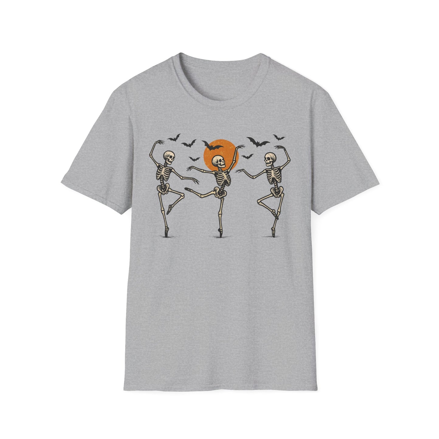 Dancing Skeletons Unisex Softstyle T-Shirt