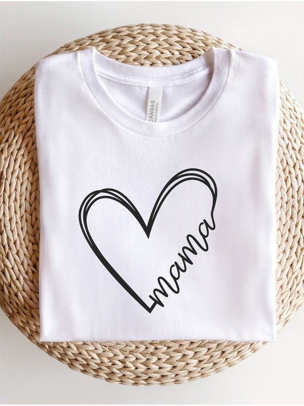 Heart Mama Bella Canvas Tee (Curvy)