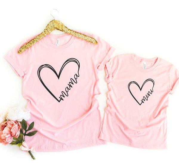 Heart Mama Bella Canvas Tee (Curvy)