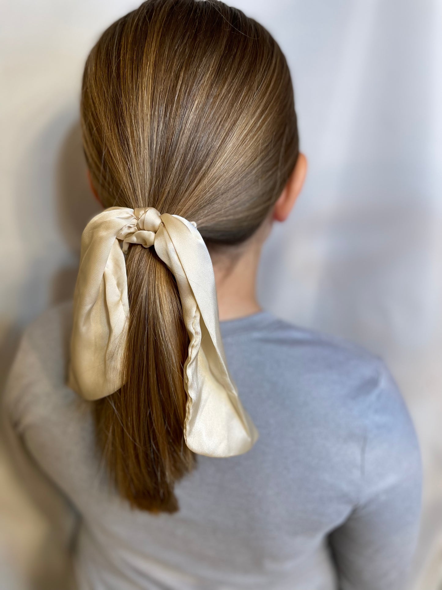 Satin Ribbon Ponytail - Southern Chic Magnolias, LLC