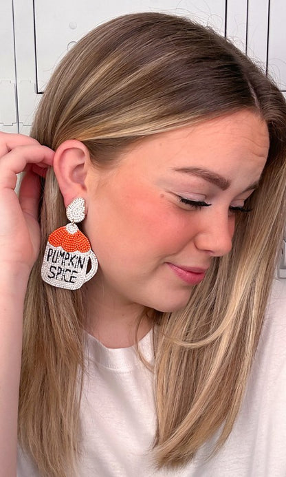 Pumpkin Spice Earrings