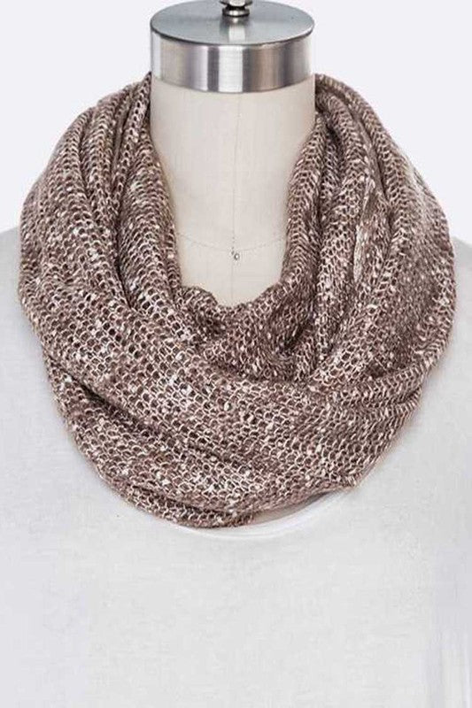 Loose Knit Infinity Scarf