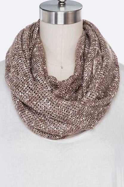 Loose Knit Infinity Scarf