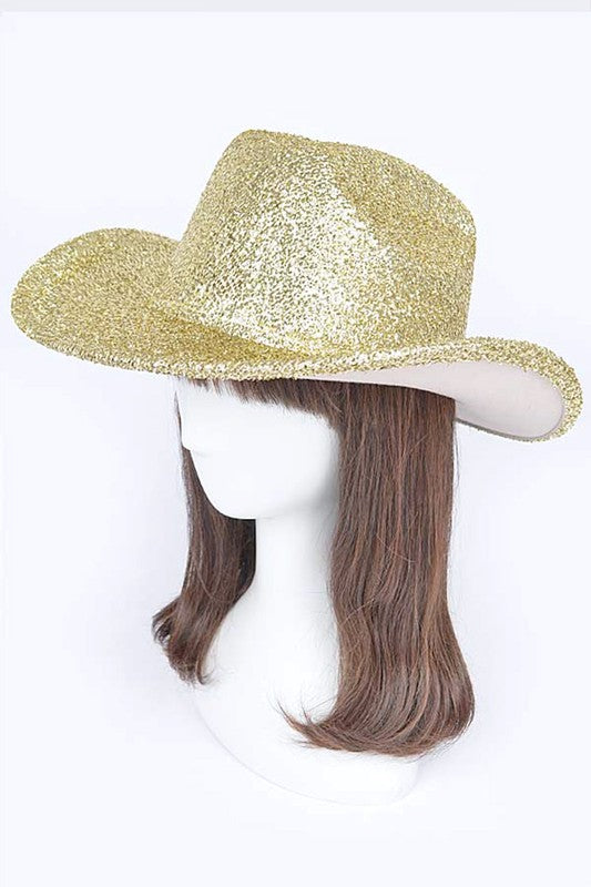 Glitter Coated Party Cowboy Hat