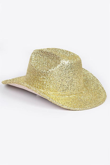 Glitter Coated Party Cowboy Hat