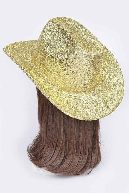 Glitter Coated Party Cowboy Hat