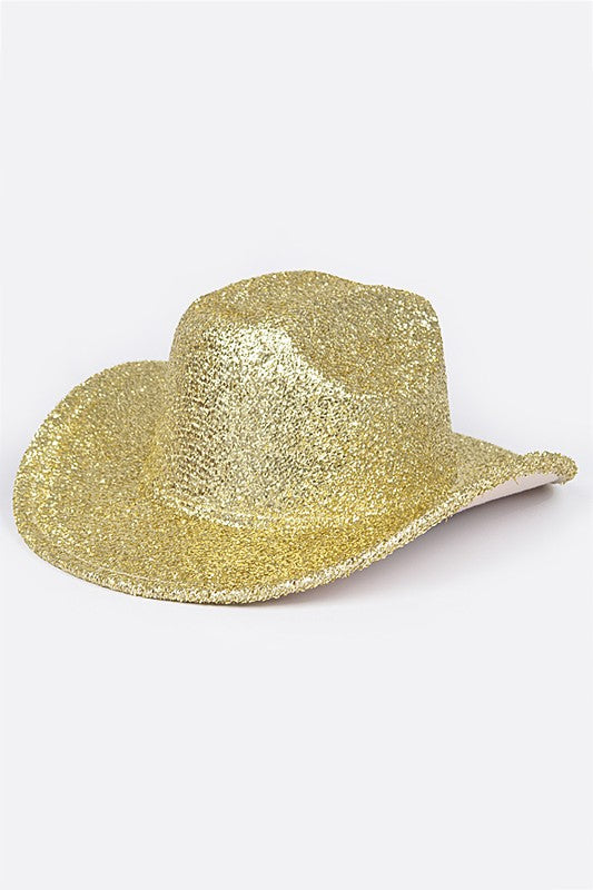 Glitter Coated Party Cowboy Hat