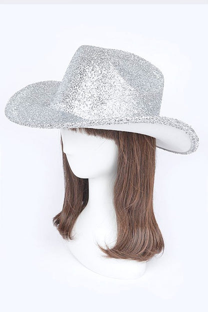 Glitter Coated Party Cowboy Hat