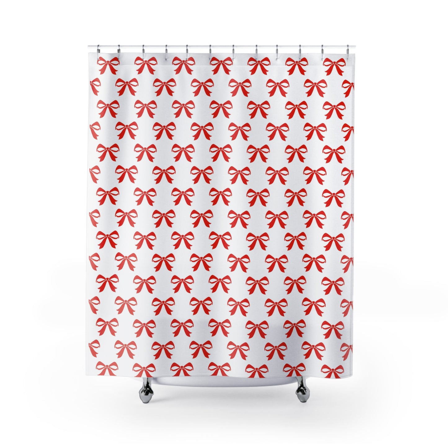 Shower Curtains Girlie Bow Red