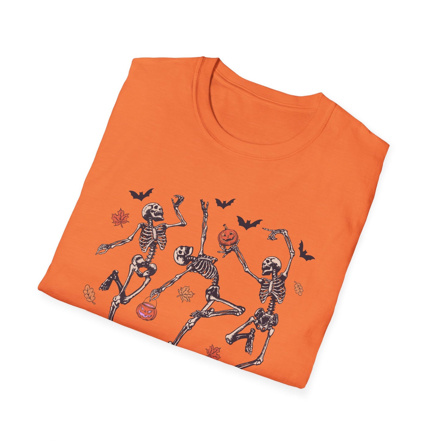 Skeleton Spooky Day Unisex Softstyle T-Shirt