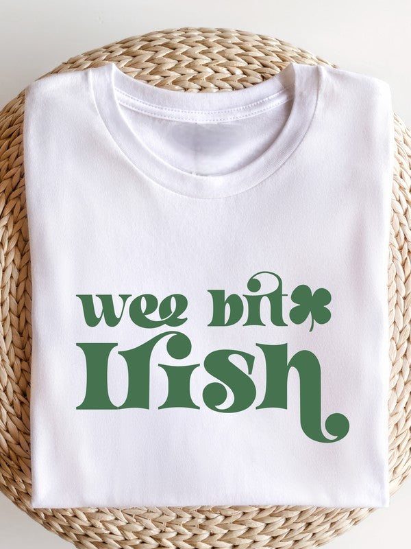 Wee Bit Irish Graphic Crew Neck Tee