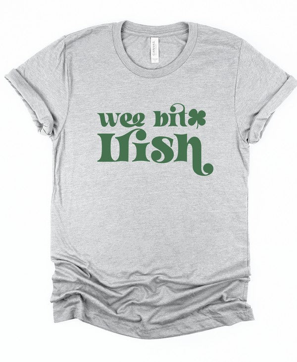 Wee Bit Irish Graphic Crew Neck Tee