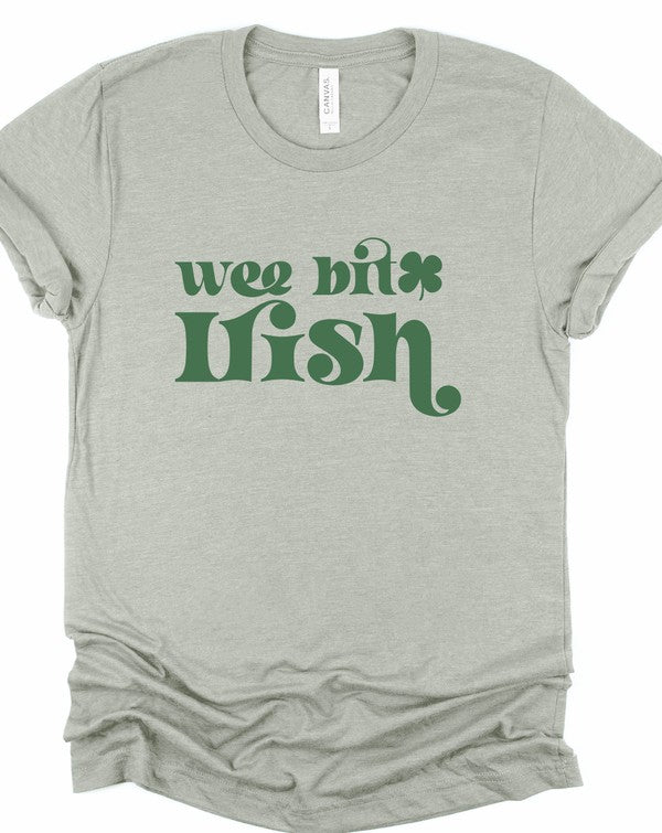 Wee Bit Irish Graphic Crew Neck Tee