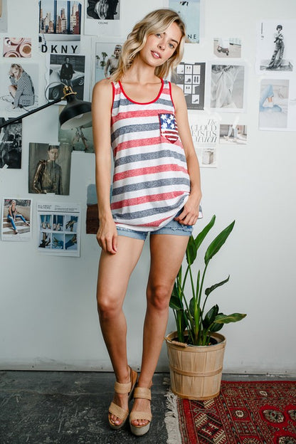 PLUS 4TH OF JULY SEQUINCE TANK TOP - Southern Chic Magnolias, LLC