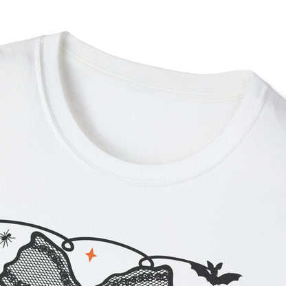 Lace Bow Orange Pumpkin Unisex Softstyle T-Shirt