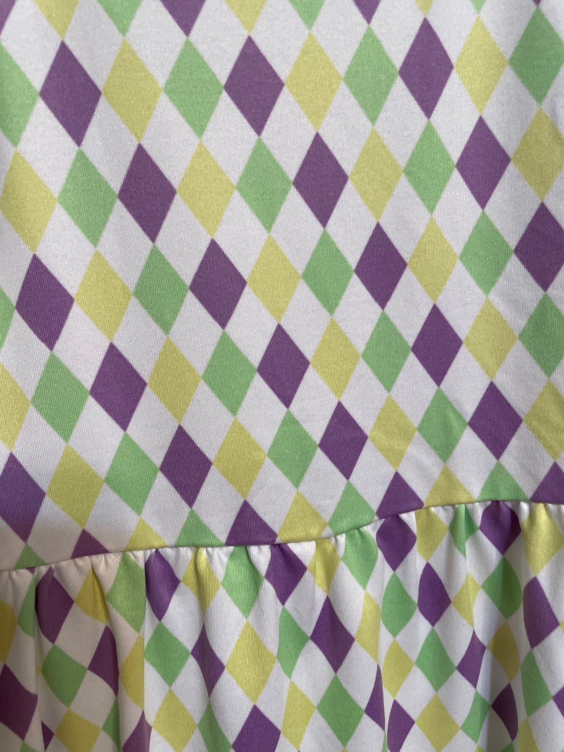 Baby Girls Purple Green Plaid Pearl Dress - Southern Chic Magnolias, LLC