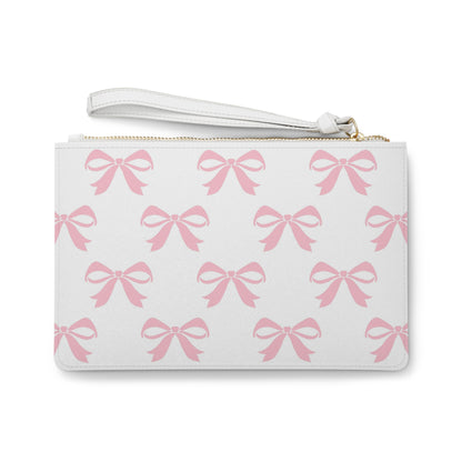Clutch Bag Girlie Bow Pink