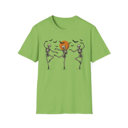 Dancing Skeletons Unisex Softstyle T-Shirt