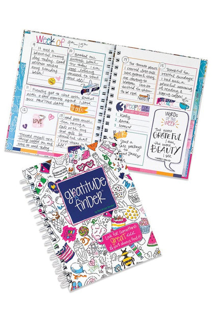 Gratitude Journal with Stickers Non-Dated 52-Week