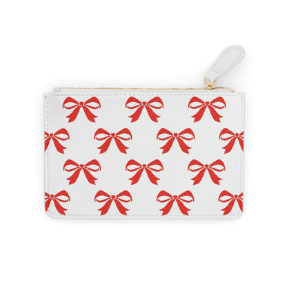 Mini Clutch Bag Girlie Bow Red