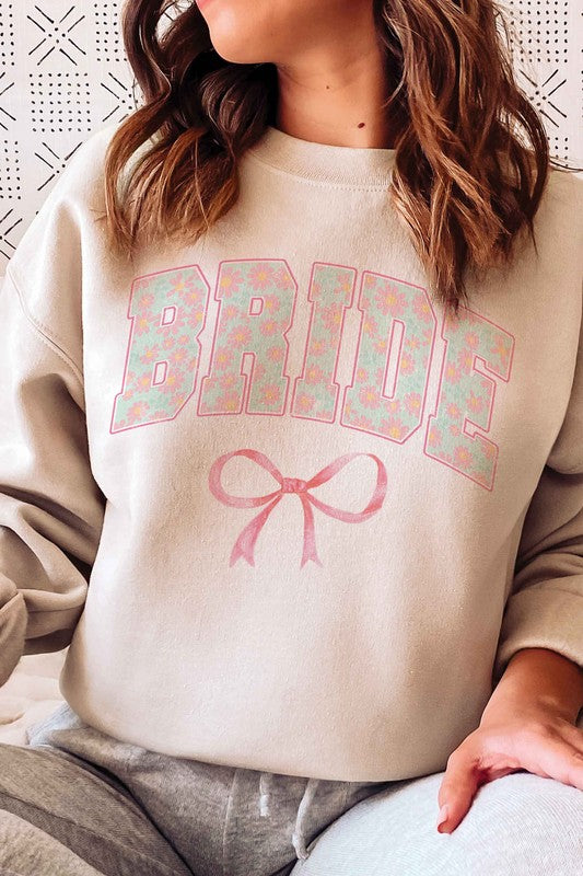 FLORAL BRIDE RIBBON Graphic Sweatshirt