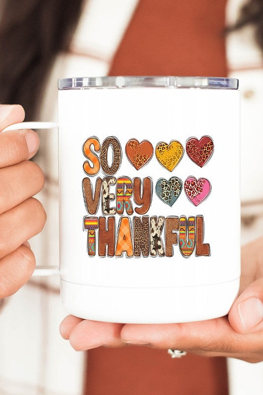 So Very Thankful Fall Coffee Travel Cup