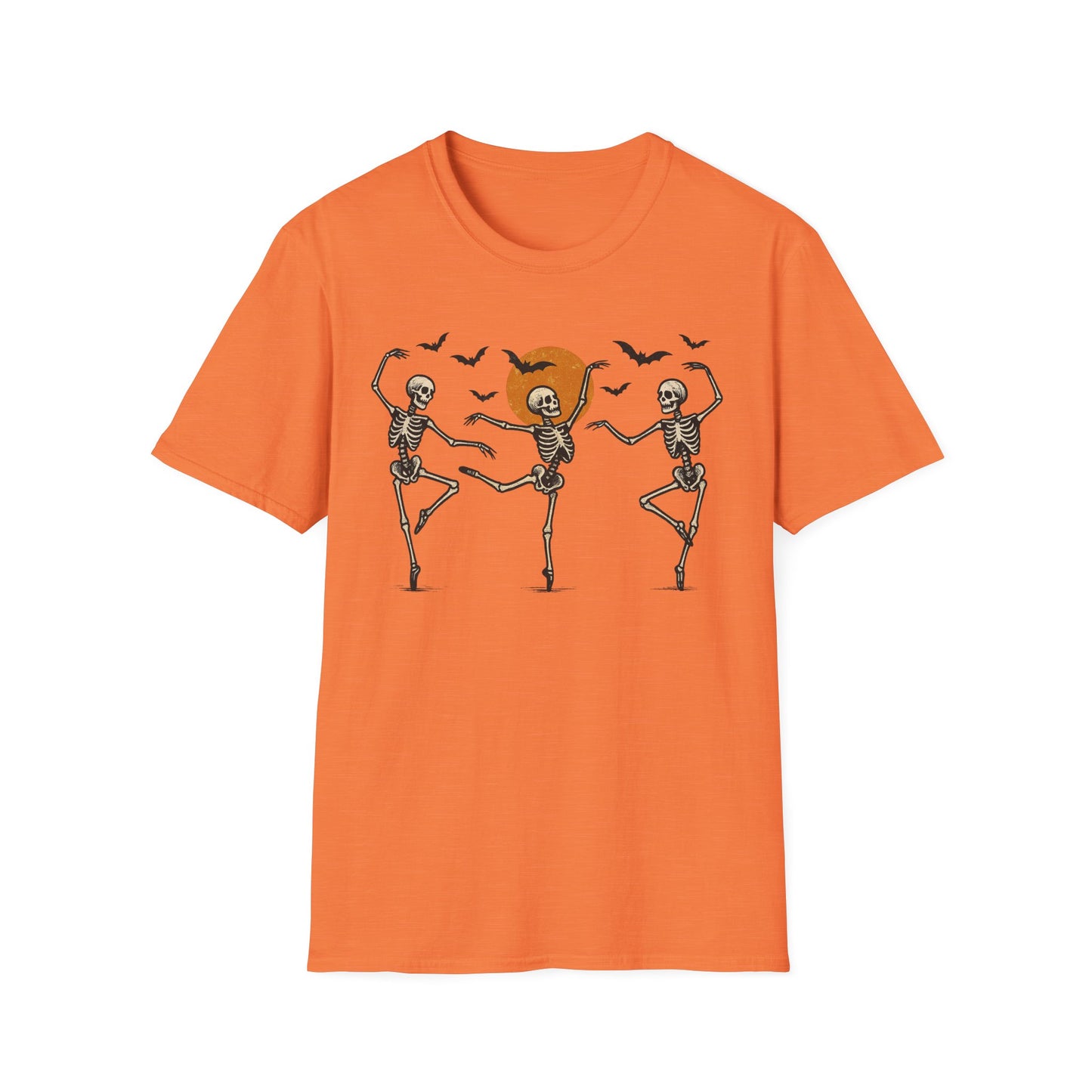 Dancing Skeletons Unisex Softstyle T-Shirt