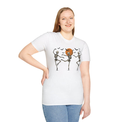 Dancing Skeletons Unisex Softstyle T-Shirt
