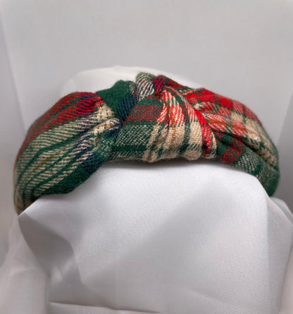 Green Plaid Headband - Southern Chic Magnolias, LLC