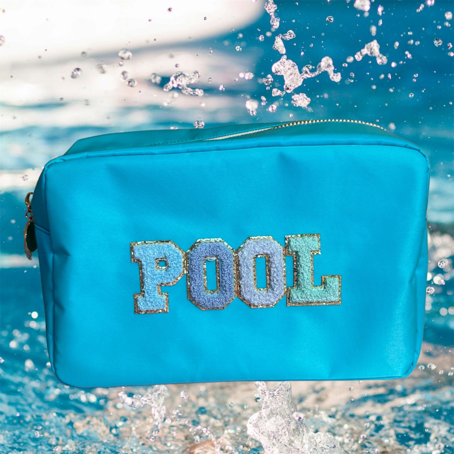 Blue Pool Patch Bag