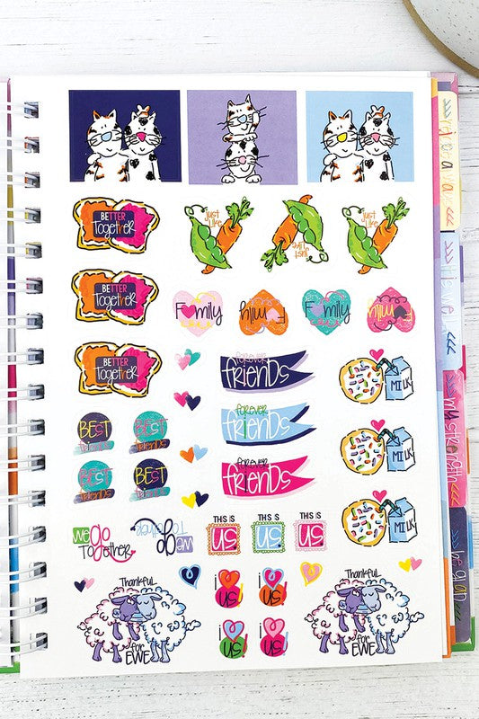 Faith-Based Gratitude Journal w Stickers 52-Week