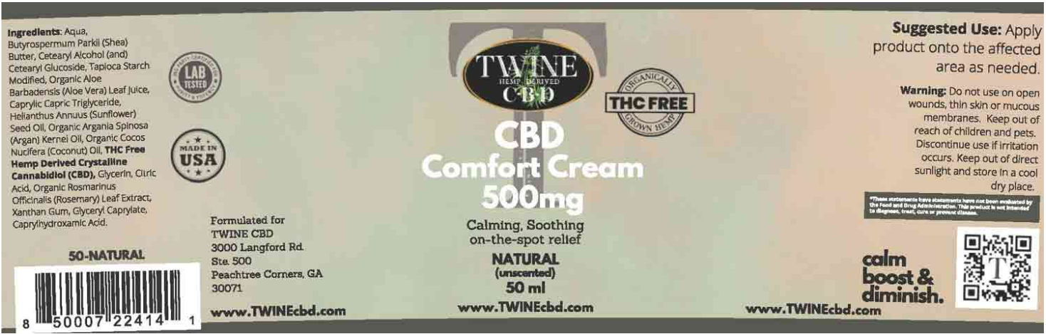 CBD Unscented Comfort Cream - 2 sizes! - Southern Chic Magnolias, LLC