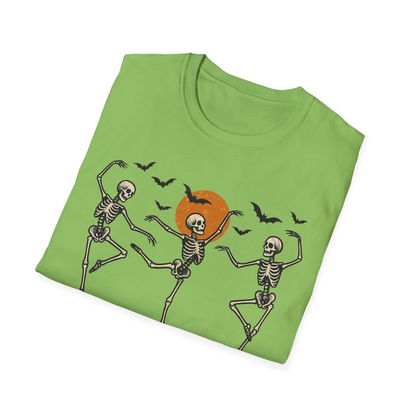 Dancing Skeletons Unisex Softstyle T-Shirt